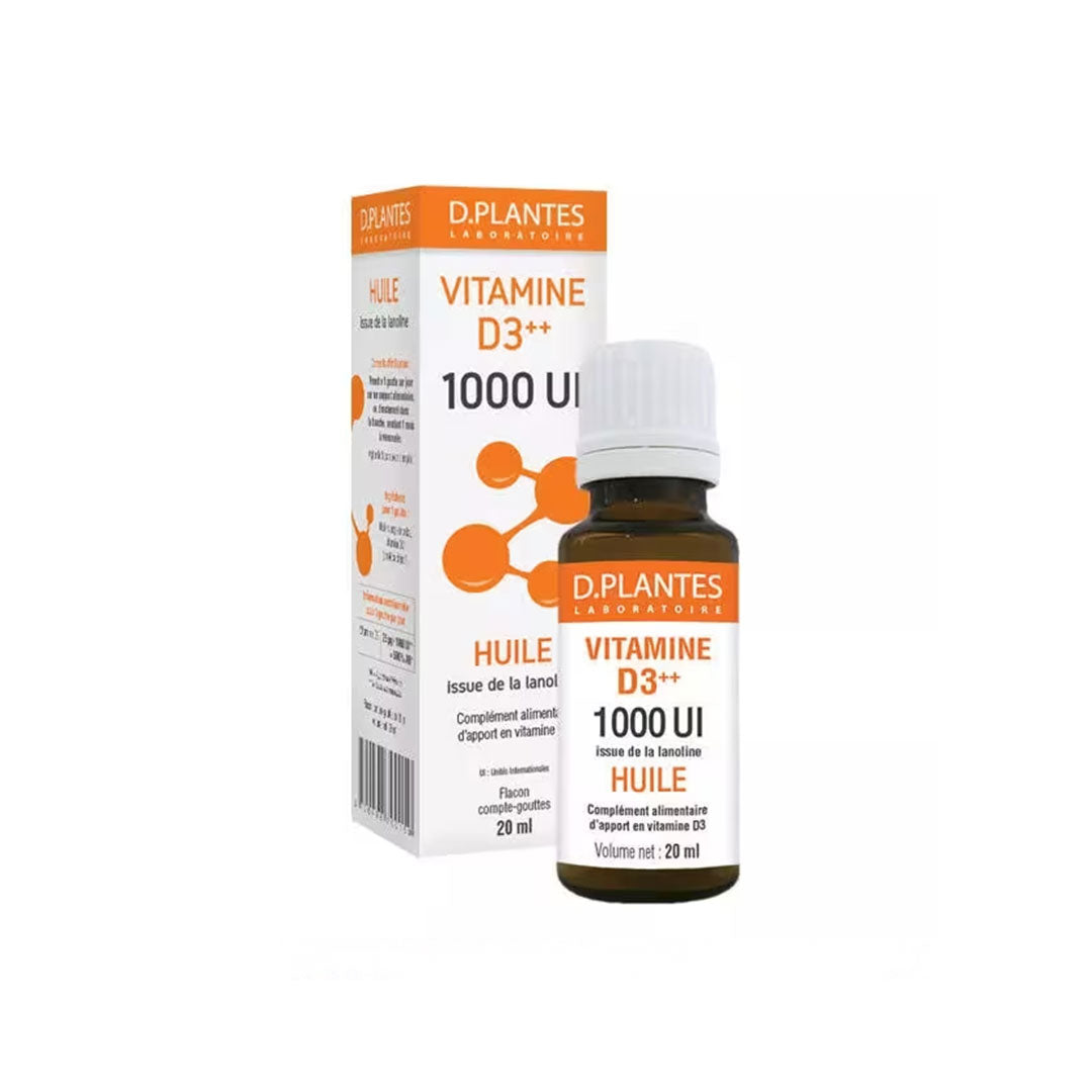 Vitamine D3++ huile 1000 UI 20 ml